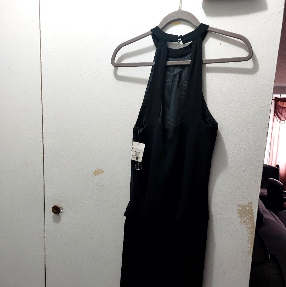 Jones New York black dress.